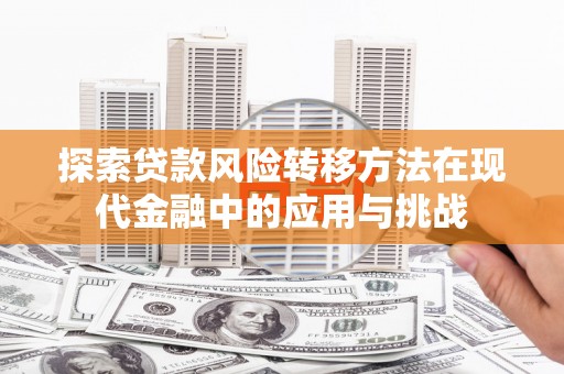 燕巢探索贷款风险转移方法在现代金融中的应用与挑战