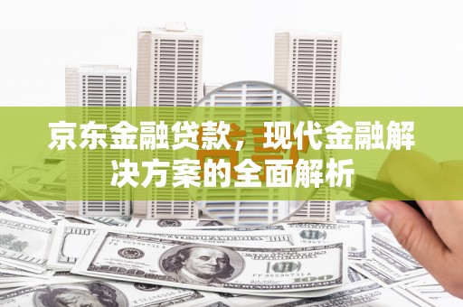 燕巢京东金融贷款，现代金融解决方案的全面解析
