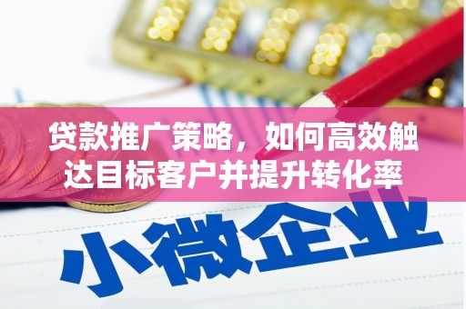 燕巢贷款推广策略，如何高效触达目标客户并提升转化率