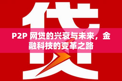 燕巢P2P 网贷的兴衰与未来，金融科技的变革之路