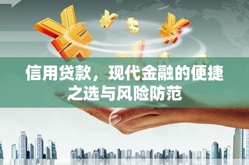 燕巢信用贷款，现代金融的便捷之选与风险防范