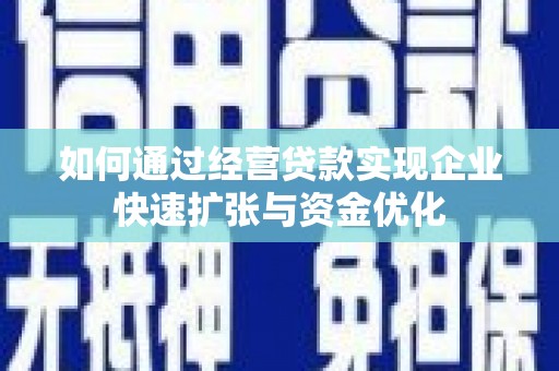 燕巢如何通过经营贷款实现企业快速扩张与资金优化