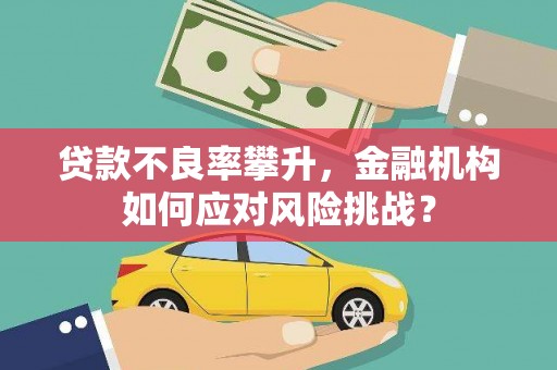 燕巢贷款不良率攀升，金融机构如何应对风险挑战？