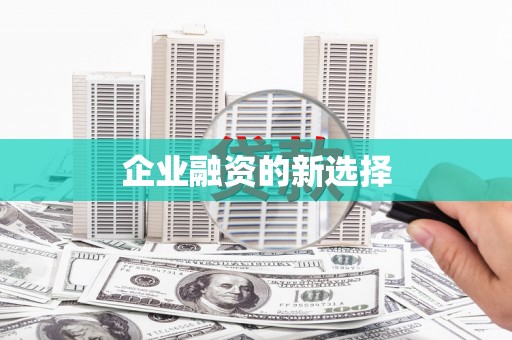 燕巢企业融资的新选择