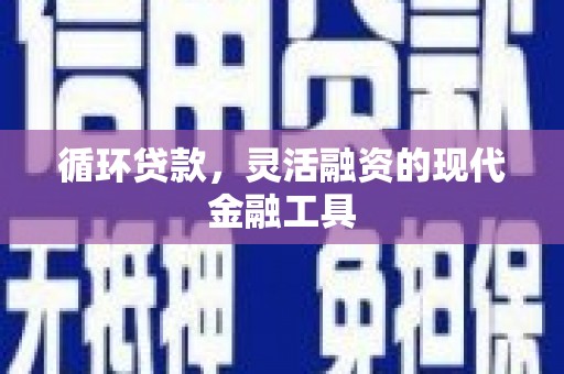 燕巢循环贷款，灵活融资的现代金融工具