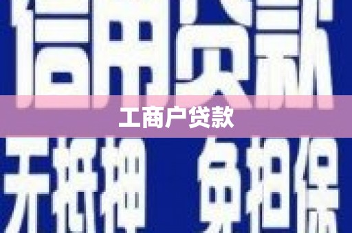 燕巢工商户贷款