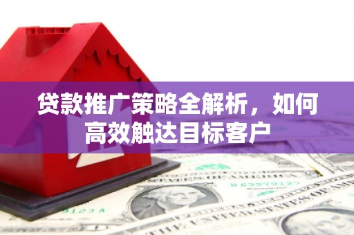 燕巢贷款推广策略全解析，如何高效触达目标客户