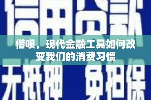 燕巢借呗，现代金融工具如何改变我们的消费习惯