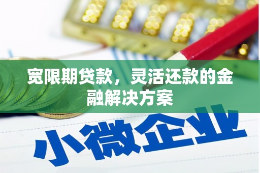 燕巢宽限期贷款，灵活还款的金融解决方案