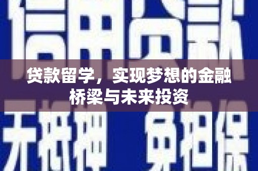 燕巢贷款留学，实现梦想的金融桥梁与未来投资