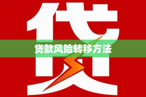 燕巢贷款风险转移方法