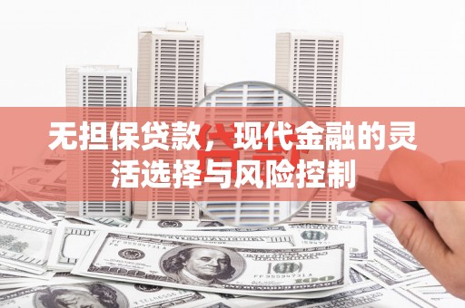 燕巢无担保贷款，现代金融的灵活选择与风险控制