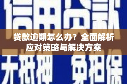 燕巢贷款逾期怎么办？全面解析应对策略与解决方案