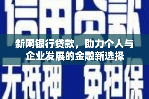 燕巢新网银行贷款，助力个人与企业发展的金融新选择