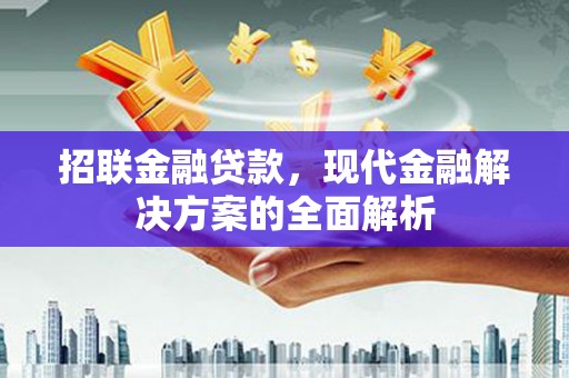 燕巢招联金融贷款，现代金融解决方案的全面解析