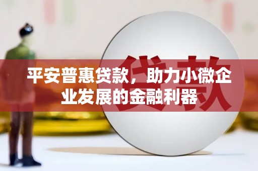 燕巢平安普惠贷款，助力小微企业发展的金融利器