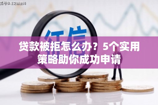 燕巢贷款被拒怎么办？5个实用策略助你成功申请