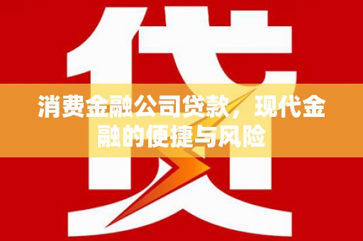 燕巢消费金融公司贷款，现代金融的便捷与风险